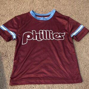 Youth Maroon Phillies Jersey